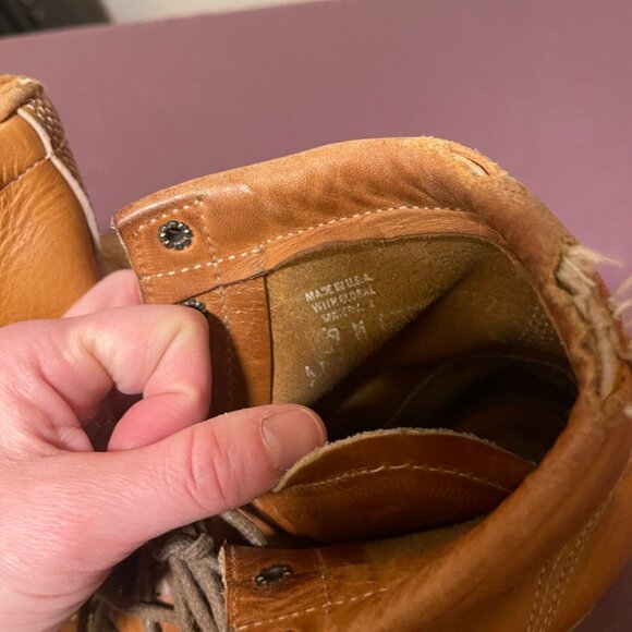 Timberland American Craft Moc Toe Boots - Medium Brown - Full Grain Men's Size 9 - Picture 3 of 8